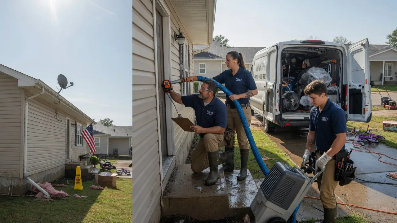 Ceiling Water Damage Restoration in Pandora, OH near me